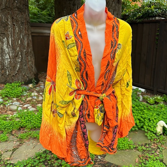 Sun Child Silk Jacket with Belt - Picture 2 of 9